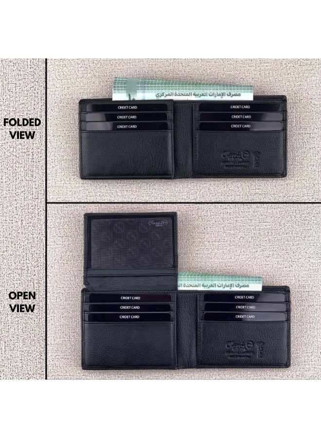 Classic Milano Genuine Leather Wallet for Men – Slim Bifold Men’s Wallet with RFID Blocking, Multiple Card Slots – Stylish Mens Purse Wallets Gift for Husband, Father - Image 2