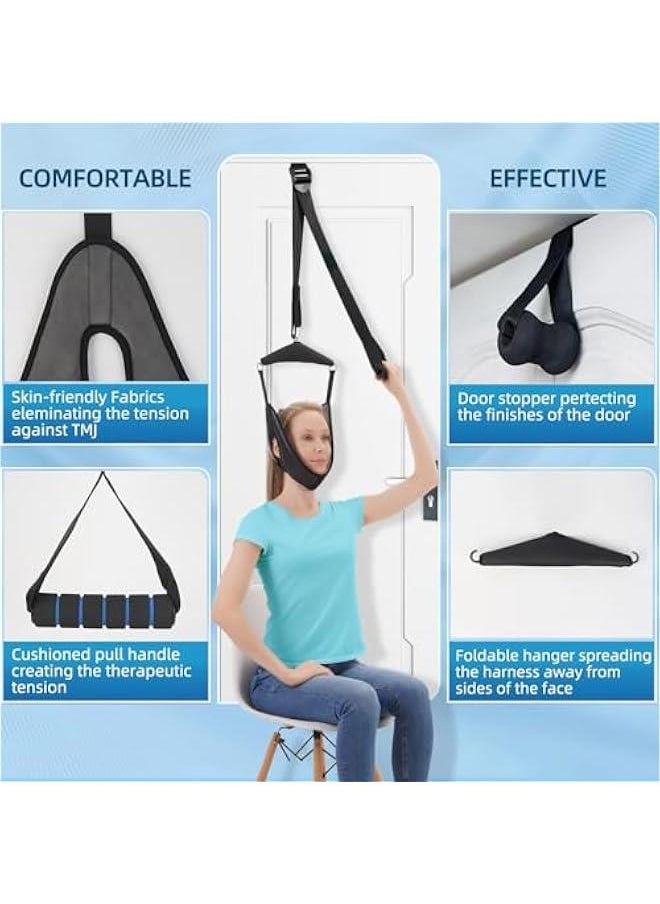 Arabest Cervical Neck Traction Device Over-The-Door,Portable Neck Stretcher,Effective Home Physical Therapy for Neck Pain Relief  - Image 4
