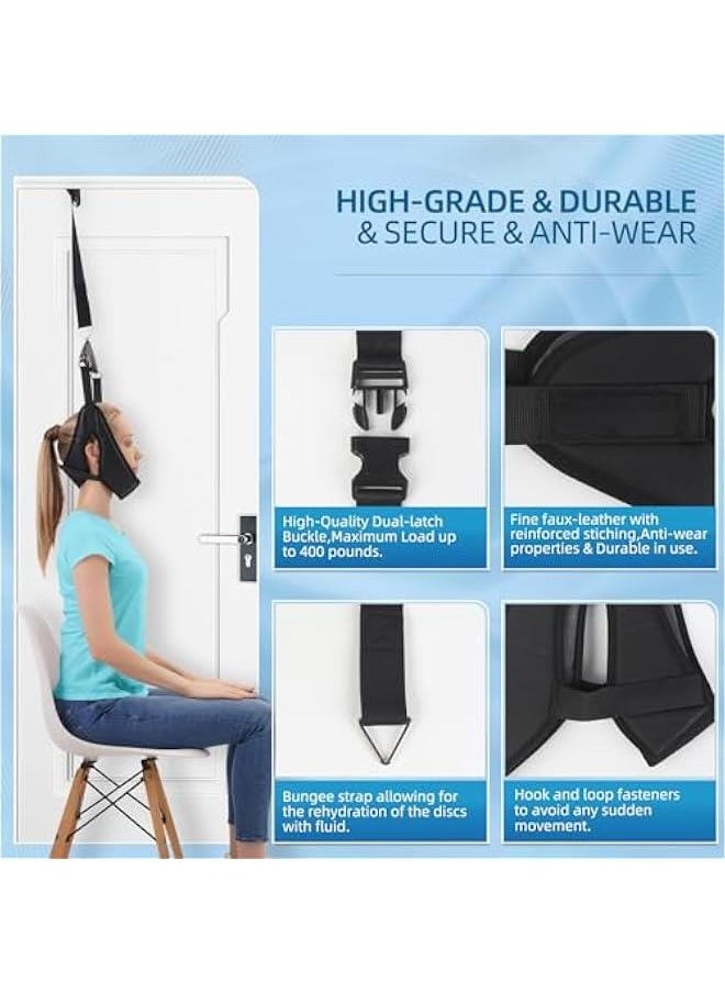 Arabest Cervical Neck Traction Device Over-The-Door,Portable Neck Stretcher,Effective Home Physical Therapy for Neck Pain Relief  - Image 3
