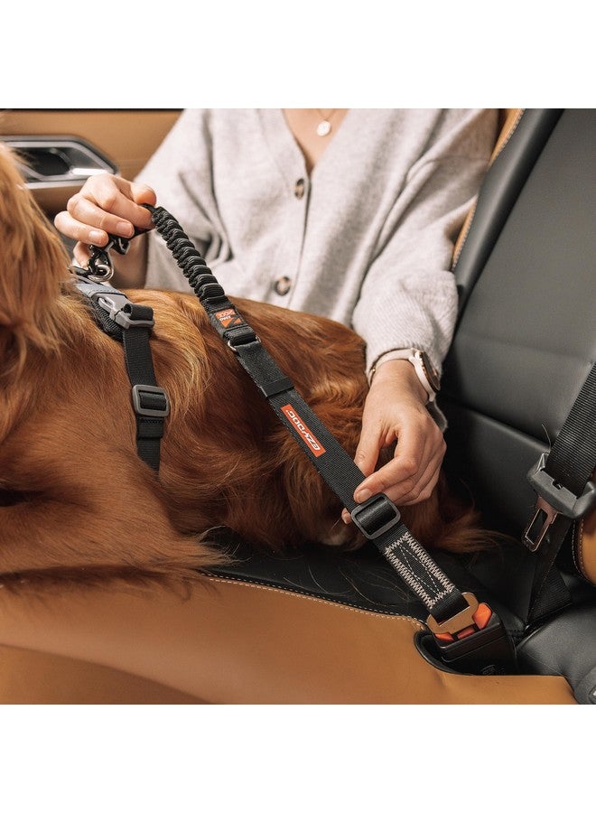 EzyDog Zero Shock Click  Shock Absorbing Dog Seat Belt Car Harness Attachment For Dogs  Adjustable Dog Restraints Seatbelts For Car Travel And Safety  (20In  26In, Black) - Image 5