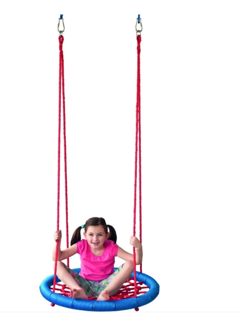 أرجوحة خارجية على شكل شبكة عنكبوت دائرية بألوان متنوعة - Image 3