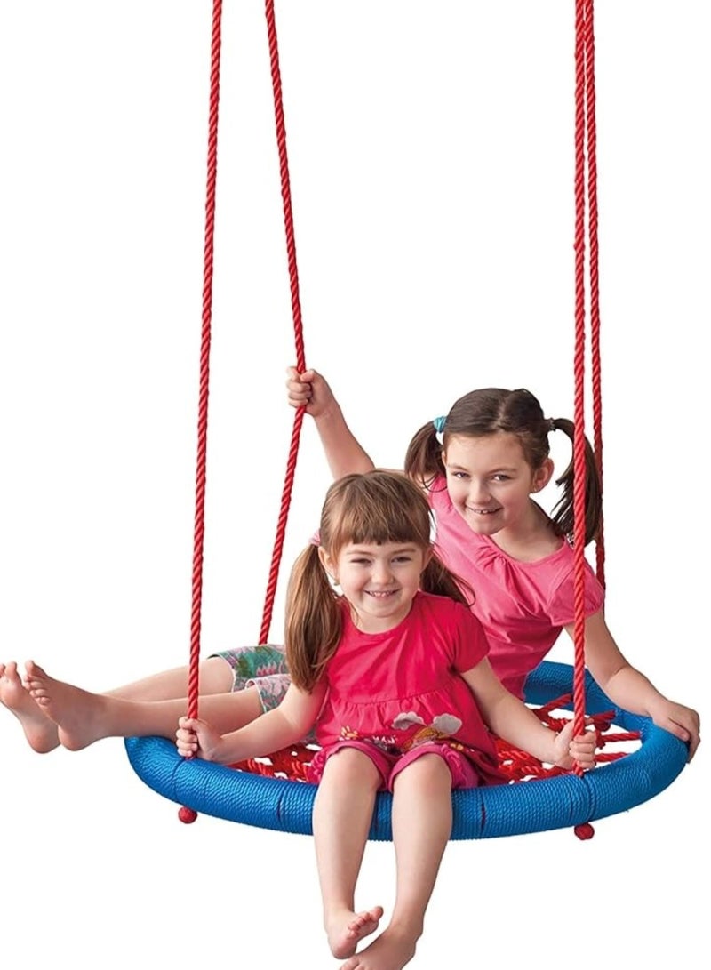 أرجوحة خارجية على شكل شبكة عنكبوت دائرية بألوان متنوعة - Image 5