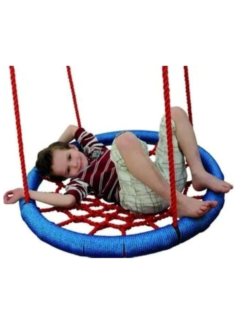 أرجوحة خارجية على شكل شبكة عنكبوت دائرية بألوان متنوعة - Image 4