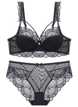 Comfy Solid Color Thin Cup Lace Bra And Panty Set Black - pzsku/Z8B5D0D7D3E26D6ACDE05Z/45/_/1667091575/6e8187ce-718c-4a59-a447-33a46c017cc0