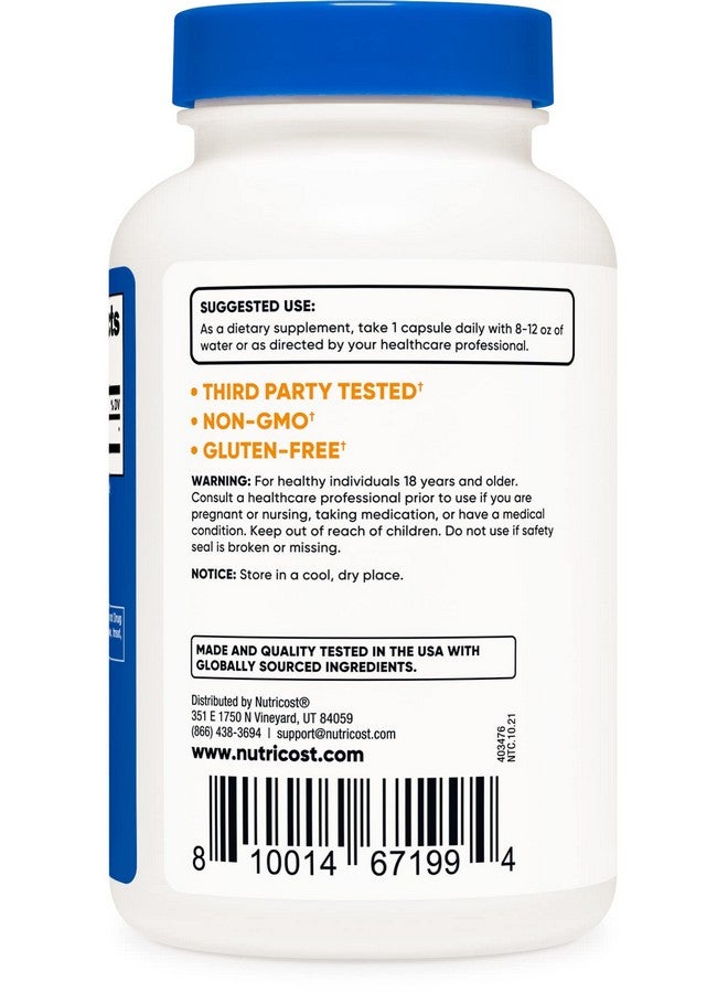 Nutricost Boron 3Mg Supplement 240 Vegetarian Capsules Gluten Free And Nongmo - Image 3