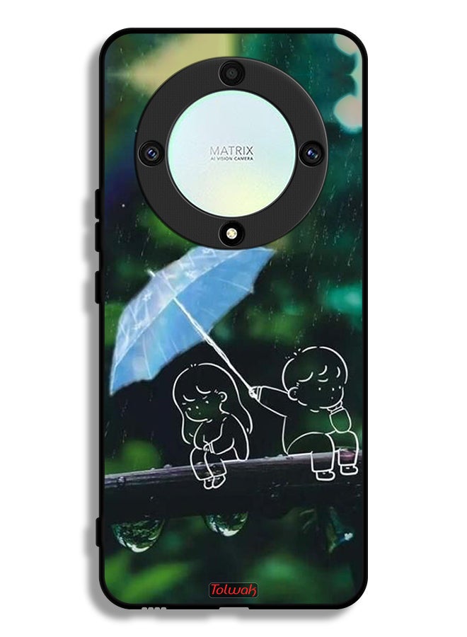 Tolwak Honor X9a Protective Case Cover Couple Abstract Art - Image 1