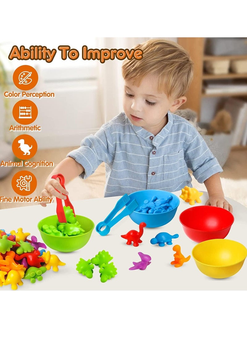 Ramadan Kids Counting Toys, Matching Game with Sorting Bowls for Preschool Learning Color Classification and Sensory Game Set - Image 2