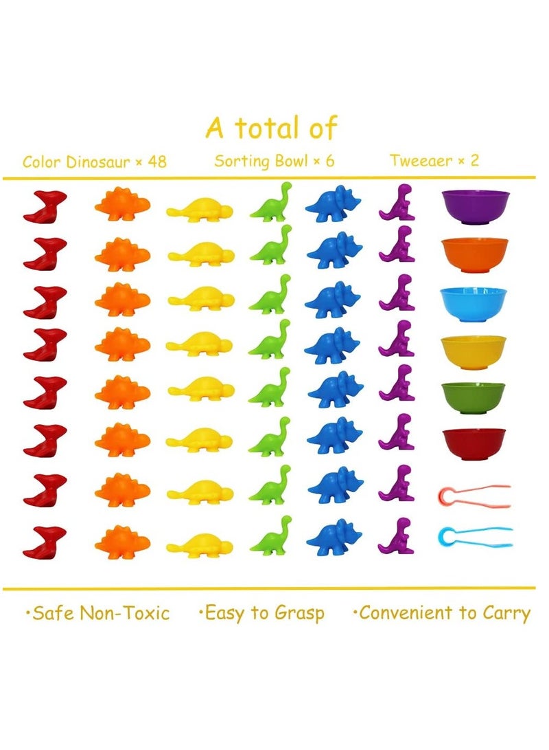 Ramadan Kids Counting Toys, Matching Game with Sorting Bowls for Preschool Learning Color Classification and Sensory Game Set - Image 3