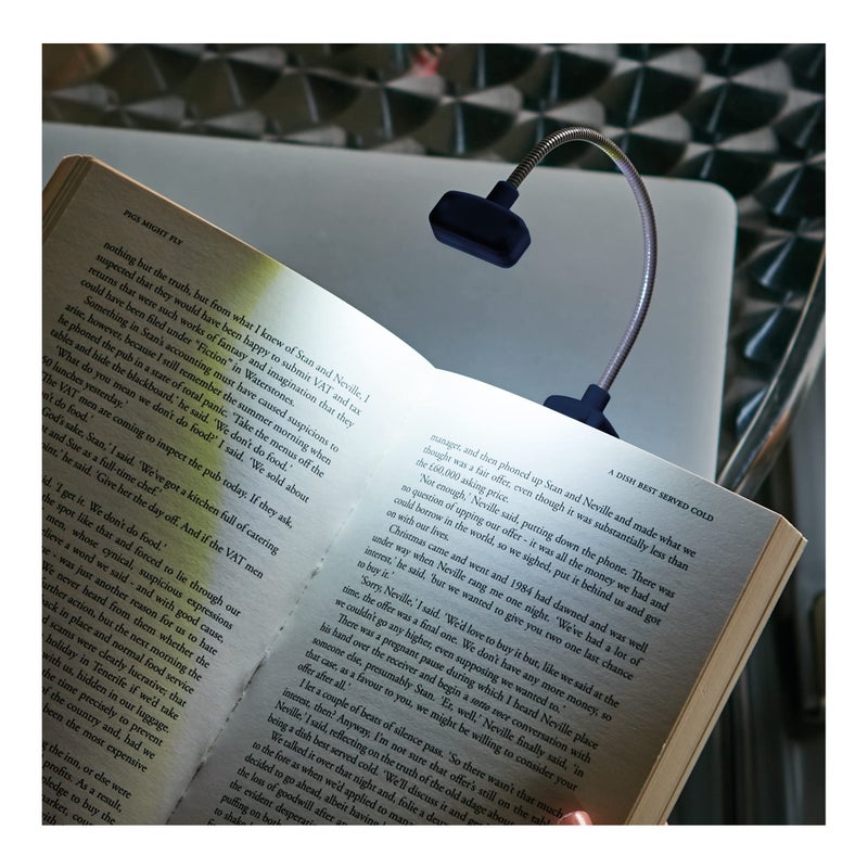 IF Compact Book Light - Moon & Stars, Dark Blue/Gold - Image 3