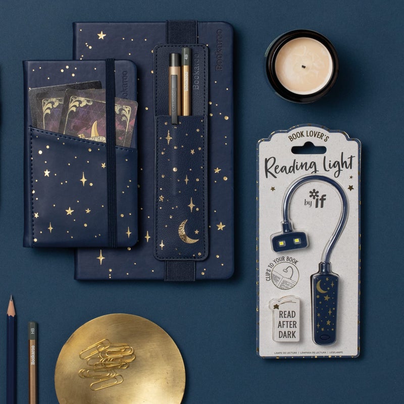 IF Compact Book Light - Moon & Stars, Dark Blue/Gold - Image 5