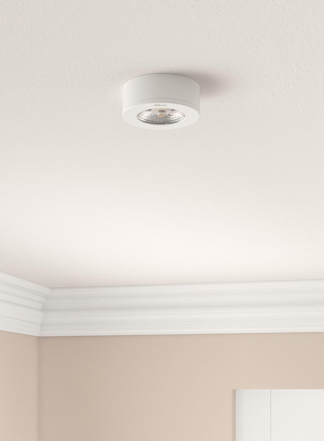 Murphy Aluminium 5 Watts Moon Round Led Cob Surface Cabinet/Ceiling Down Light (Pack of 1, Warm White) - Image 2