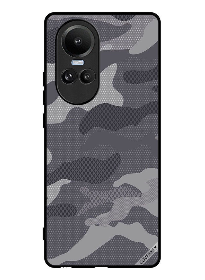 Protective Case Cover For Oppo Reno10 Camouflage Pattern