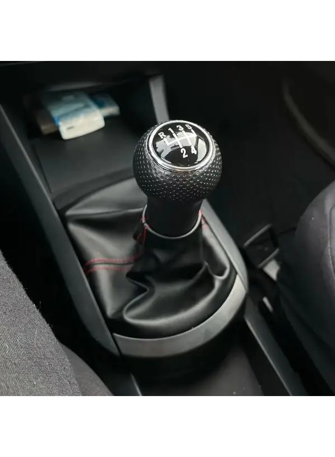 Redline 5 Speed Gear Shift Knob With PU Leather Boot For Seat Ibiza 2002 To 2010 - Image 4