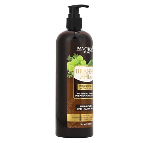 Panchvati Herbals Brahmi Amla Shampoo Promotes Faster Hair Growth Reduces Hair Fall Avoids Premature Greying Pack Of 2 (Each 450 Ml) - Image 3