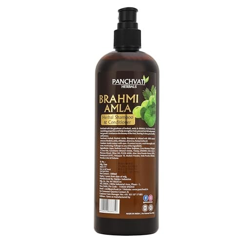 Panchvati Herbals Brahmi Amla Shampoo Promotes Faster Hair Growth Reduces Hair Fall Avoids Premature Greying Pack Of 2 (Each 450 Ml) - Image 4