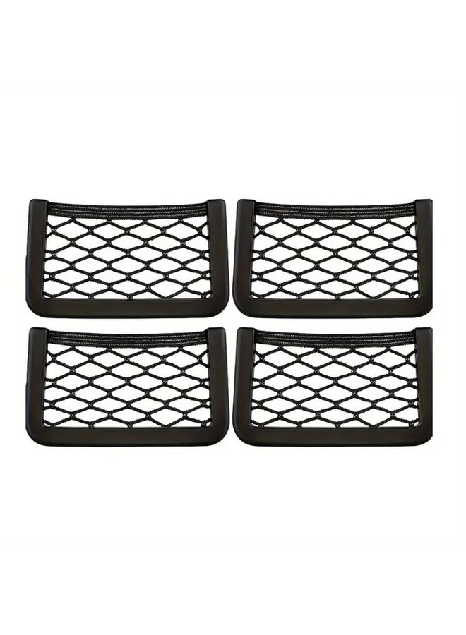 4pcs Elastic Storage Net Bags Hanging for Car RV Camping Travel - Image 5