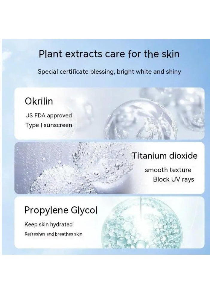 Ehdis Ehd Sunscreen 50, Ehd Sunscreen Cream, Ehd Protector Solar, Face Sunscreen Moisturizer, Sunscreen for Face Spf 50, Daily Uv Defense Sunscreen, Fast Absorption & No Sticky Feelin (1PCS) - Image 3