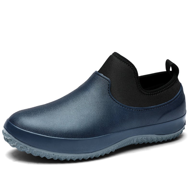 Plus Size Men'S Shoes 454647 Kitchen Special Shoes Men'S Waterproof Anti-Slip Work Shoes Work Car Wash Rain Boots Chef Rubber Shoes - Image 1
