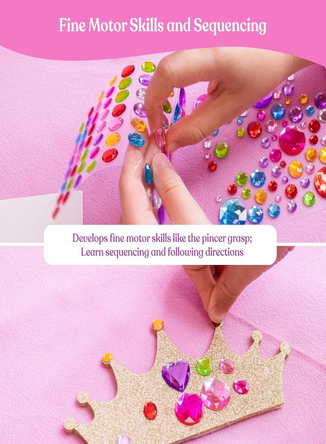 FROG SAC Headband Making Kit - Little Girls Fashion Gifts, Arts and Crafts Gift for Kids 4-6, DIY Craft Toys for 5 Year Old Girl, Toddler Hair Accessories Crown Headbands (Tiara) - Image 3