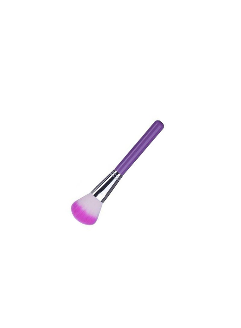Professional Makeup Powder & Blush Brush, Soft Dense Bristles for Smooth Makeup Application, Assorted Colors - Image 2