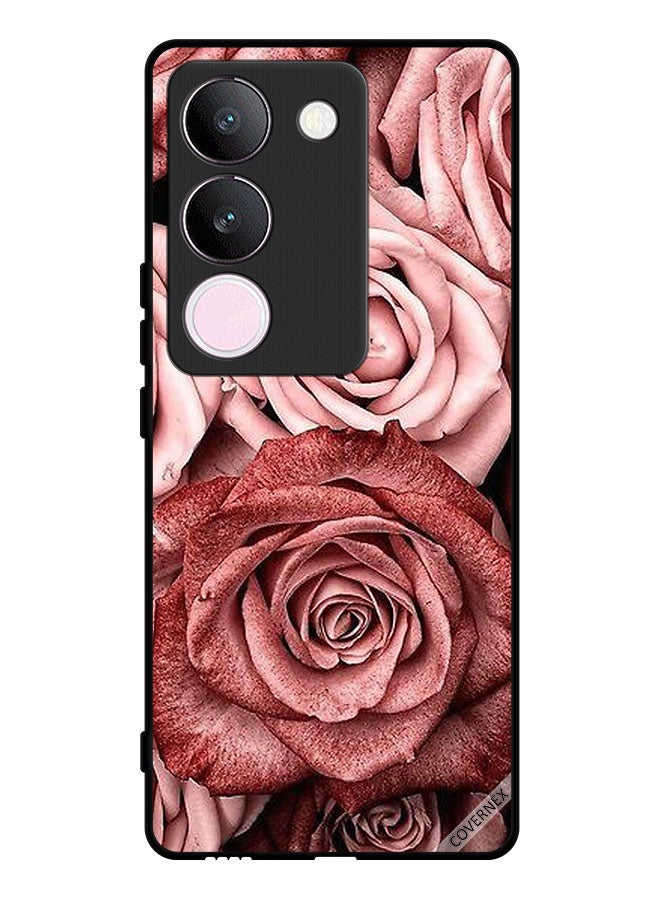 Covernex Protective Case Cover For vivo V29 Peach Flowers - Image 1