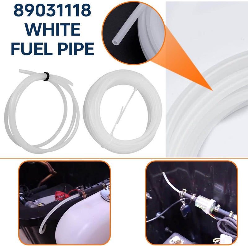 Parking heater accessories oil sampler hose clamp set White (including oil Sampler 1 + clip 10 + hose 5 + 5Mwhite oil pipe 1 + filter element 1) - Image 4
