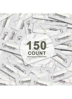 HQSLsund 150 Pack Dental Floss Picks Individually Wrapped, Floss Single Bag, Travel Dental Floss, Unflavored Floss Picks, Dental Flossers, Floss Sticks, Tooth Floss, Dental Picks Disposable  - Image 1