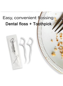 HQSLsund 150 Pack Dental Floss Picks Individually Wrapped, Floss Single Bag, Travel Dental Floss, Unflavored Floss Picks, Dental Flossers, Floss Sticks, Tooth Floss, Dental Picks Disposable  - Image 4
