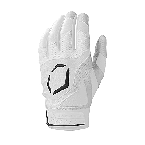 EvoShield SRZ-1™ Adult Batting Gloves - White, Small - Image 2