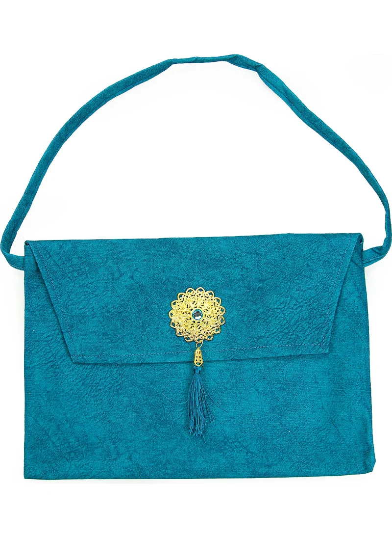 İhvan Ihvan Nubuck Rahle Size Quran Carrying Bag Blue