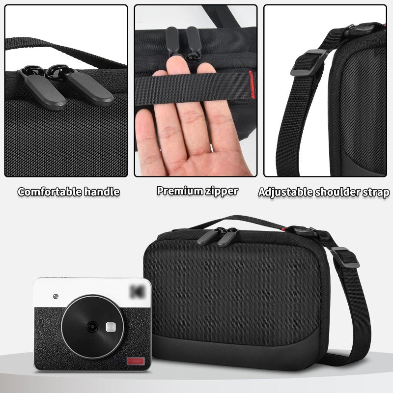 Tanmqin Canon Ivy 2 Mini Case Bag - Compatible with KODAK Step, Printomatic, Mini Shot 3 Retro, Smile, EKTAR H35, M3 Portable Photo Printer - Storage Holder for Accessories (Box Only) - Image 3