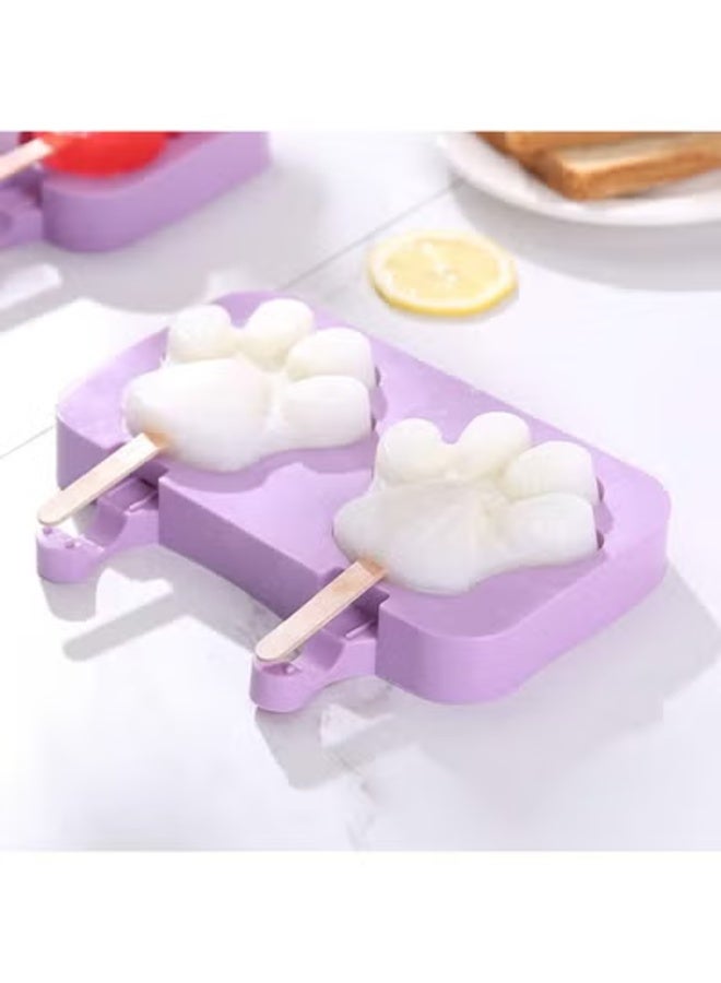 Silicone DIY Ice Cream Mold Freeze Popsicle Cartoon Mold Ice Cream Maker Tool - Image 2