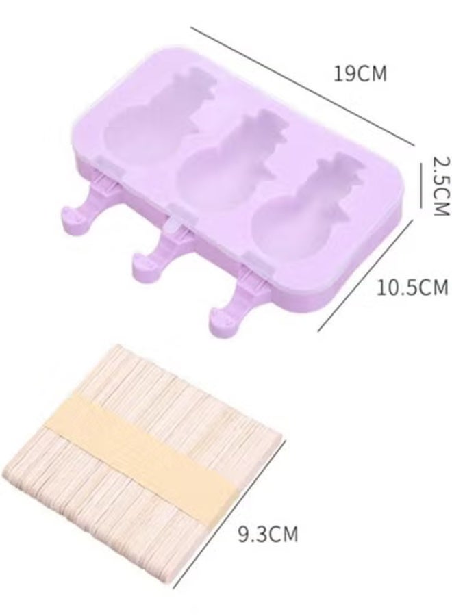 Silicone DIY Ice Cream Mold Freeze Popsicle Cartoon Mold Ice Cream Maker Tool - Image 5