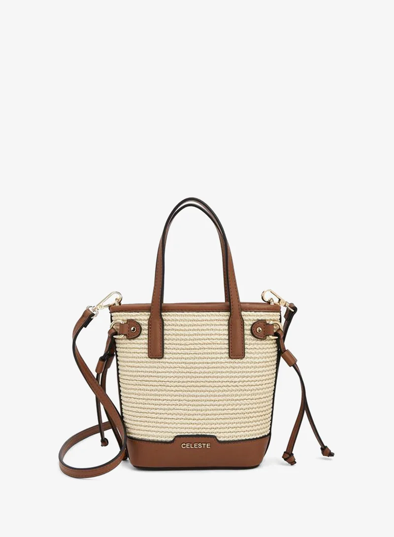 Celeste Embossed Monogram Tote Bag Ramadan Collection