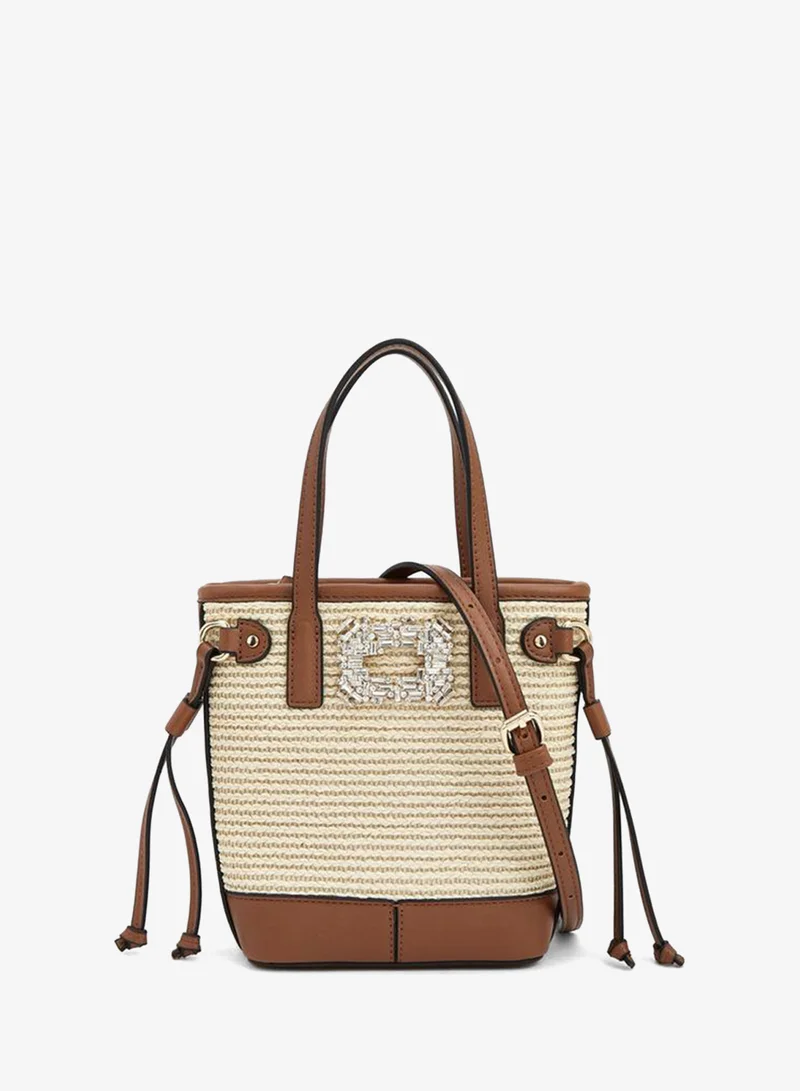 Celeste Embossed Monogram Tote Bag Ramadan Collection