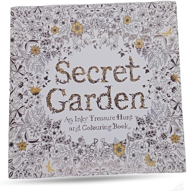 Coloring Book 24 Professional Drawing Suitable for Talented Adults and Kids Multi Shapes (Mystery Garden, 24)