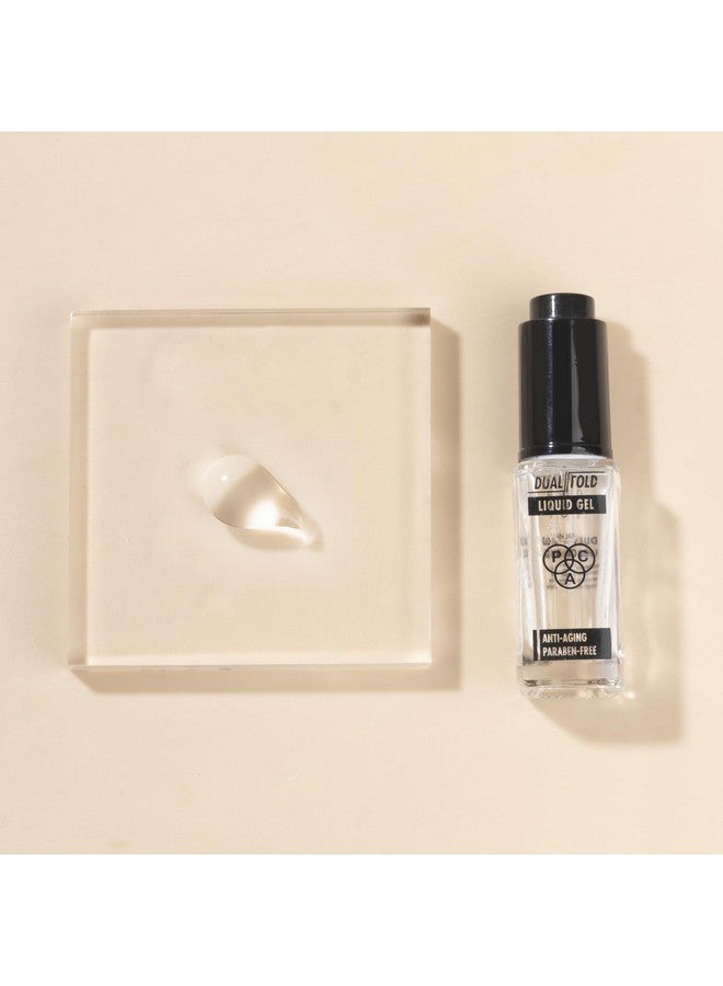 باك جل سائل مزدوج الطي | قطرات سحرية مقاومة للماء تدوم طويلاً | سائل خلط المكياج لإصلاح المكياج المكسور، جل تحديد العيون الجاف والماسكارا | خالٍ من البارابين لجميع أنواع البشرة | شفاف - 7 مل - Image 3