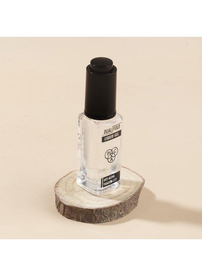 باك جل سائل مزدوج الطي | قطرات سحرية مقاومة للماء تدوم طويلاً | سائل خلط المكياج لإصلاح المكياج المكسور، جل تحديد العيون الجاف والماسكارا | خالٍ من البارابين لجميع أنواع البشرة | شفاف - 7 مل - Image 4