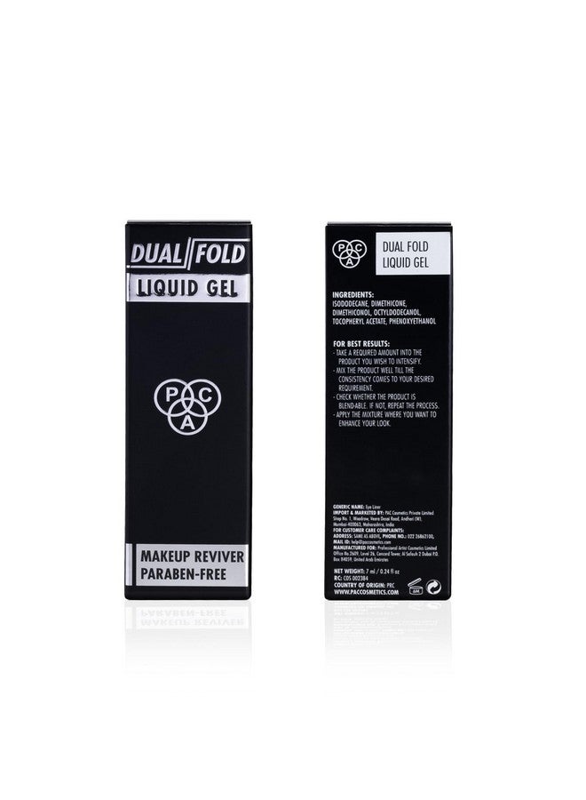 باك جل سائل مزدوج الطي | قطرات سحرية مقاومة للماء تدوم طويلاً | سائل خلط المكياج لإصلاح المكياج المكسور، جل تحديد العيون الجاف والماسكارا | خالٍ من البارابين لجميع أنواع البشرة | شفاف - 7 مل - Image 5