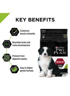 PURINA Pro Plan Puppy Dry Dog Food For Medium Breed, Chicken Flavor 2.5Kg, Pack  - Image 2