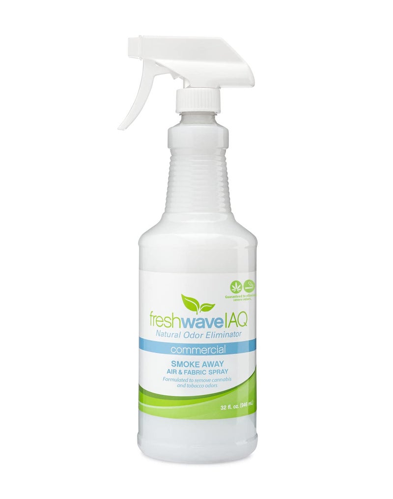 Fresh Wave IAQ Commercial Smoke Away Air & Fabric Spray, 32 Fl. Oz. | Great for Strong Odors | Safer Natural Ingredients | Odor Eliminator for Home or Large Commercial Areas - Image 1