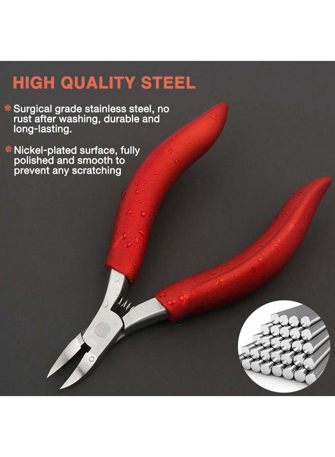 BEZOX Toe Nail Clippers Trimmer for Thick or Heavy Duty Toe Nail Nipper - Thick Fungus Ingrown Fingernail Clipper - with Soft Grip and Metal Gift Boxes Visit The BEZOX Store - Image 4
