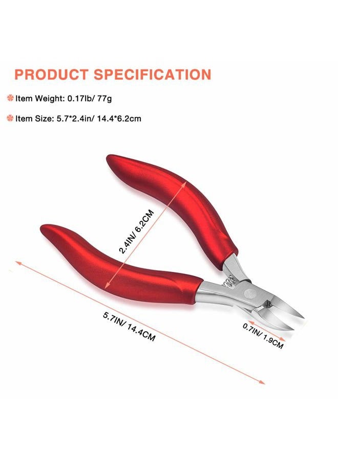 BEZOX Toe Nail Clippers Trimmer for Thick or Heavy Duty Toe Nail Nipper - Thick Fungus Ingrown Fingernail Clipper - with Soft Grip and Metal Gift Boxes Visit The BEZOX Store - Image 5