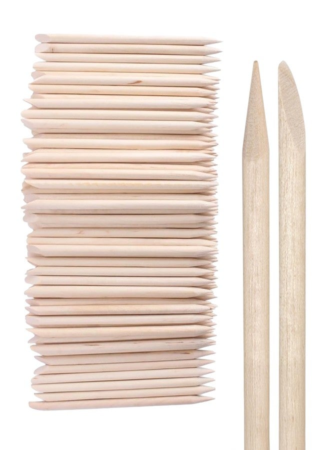 Pana Beauticom USA Base Bulk Cuticle Wood Stick Pusher Manicure 4.5" in Length (1,000 Pieces) - Image 1