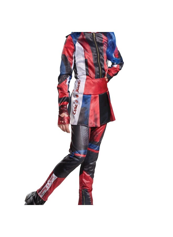 Disguise - Disguise Evie Descendants 3 Deluxe Girls Costume, Official Disney Descendants Costume Jumpsuit, Child Size Small (4-6x), Red - Image 1