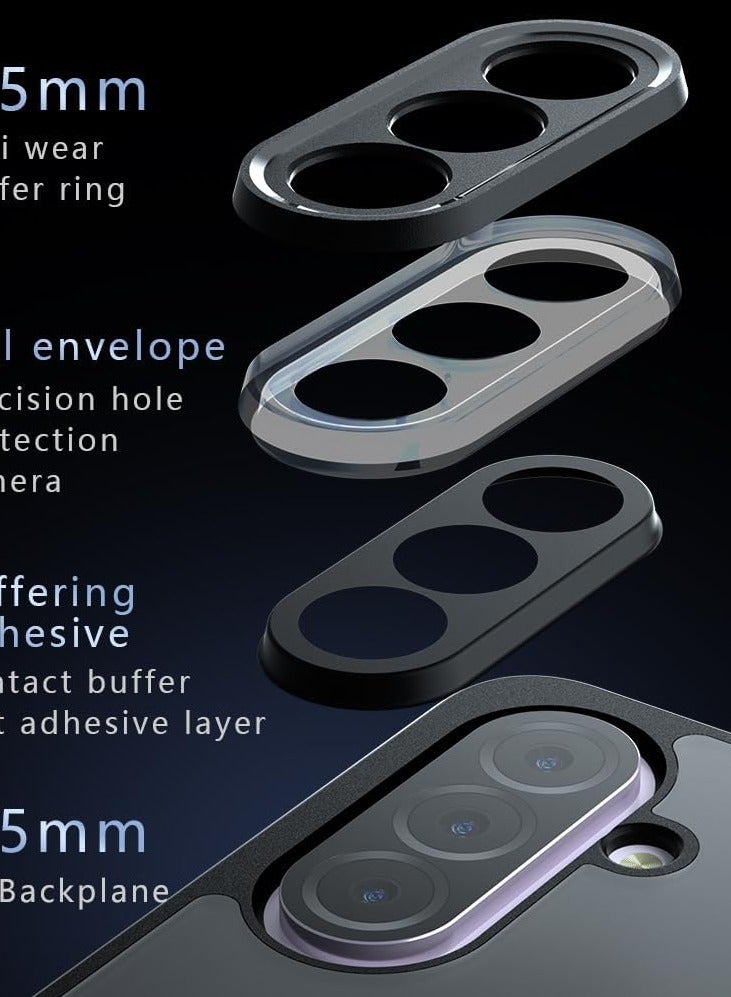 جراب حمايه اسود مط غير لامع ومقاوم للصدمات متوافق مع Samsung Galaxy A36 (أسود ) - Image 2