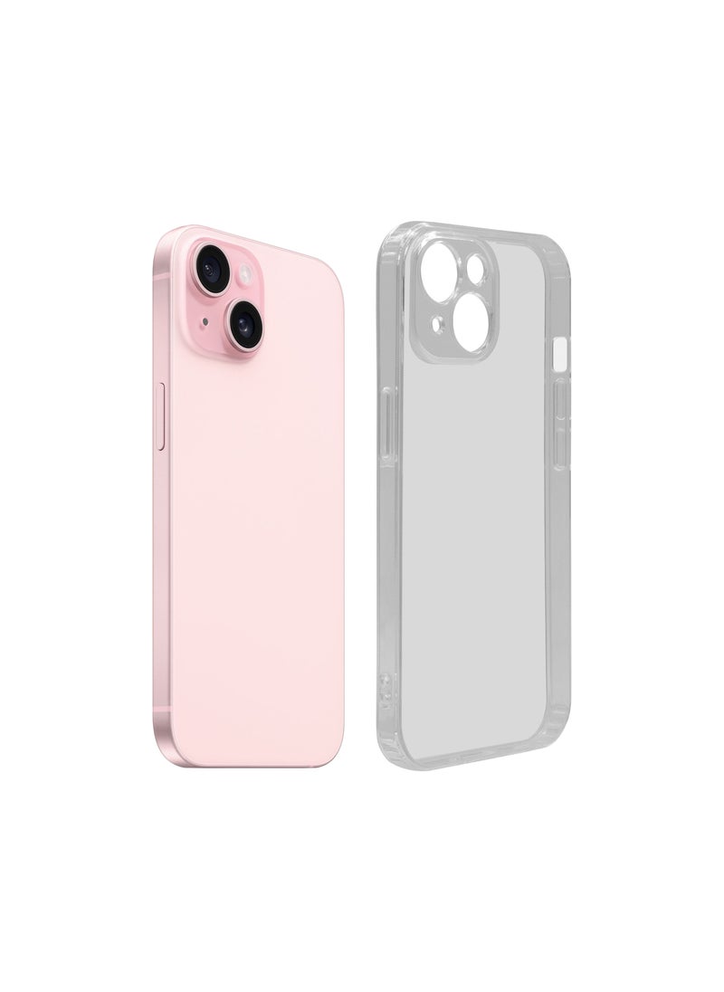 wrapKart Apple iPhone 15 Premium Clear Case with Ultra Clear Tempered Glass  - Image 2