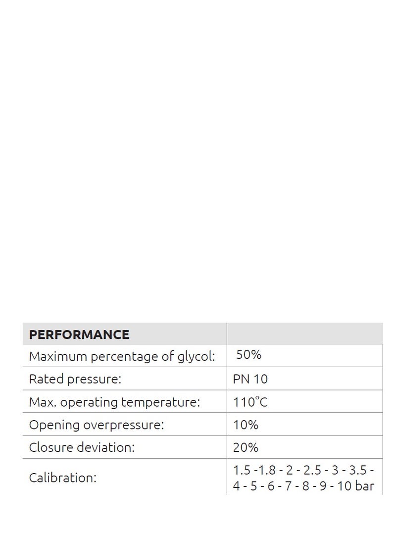 عام صمام أمان 3/4 "م / ف 6 بار - Image 3