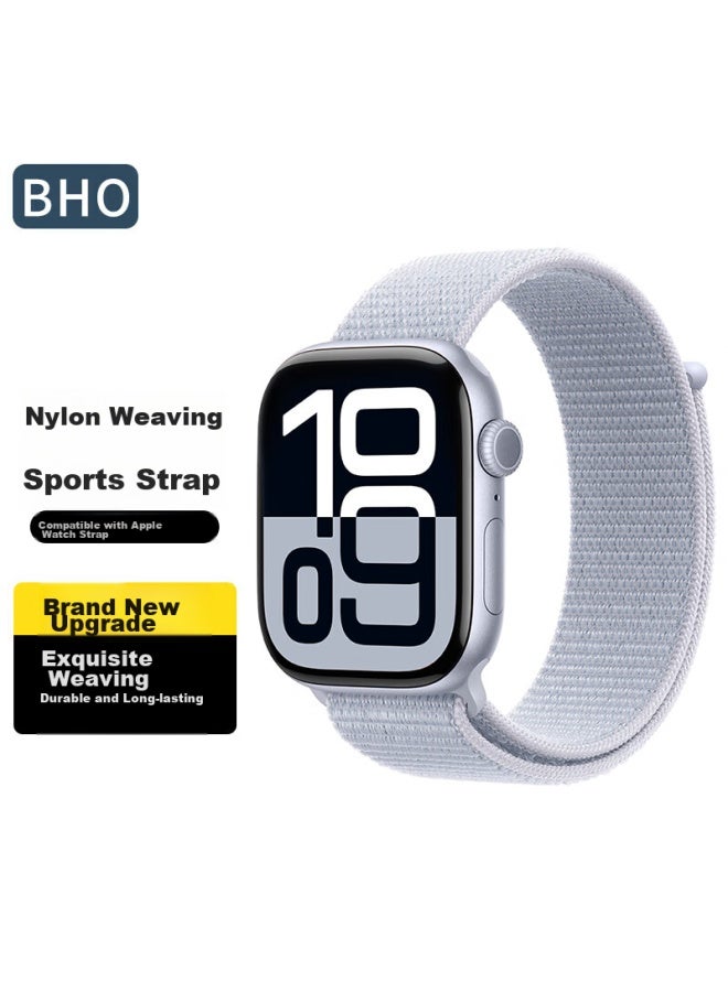 Bho مناسب لأربطة Apple Watch، أربطة Apple Watch S10/Ultra2 الجديدة، أربطة رياضية من النايلون لحلقة iWatch S9/8/7/6/5/SE - Image 1