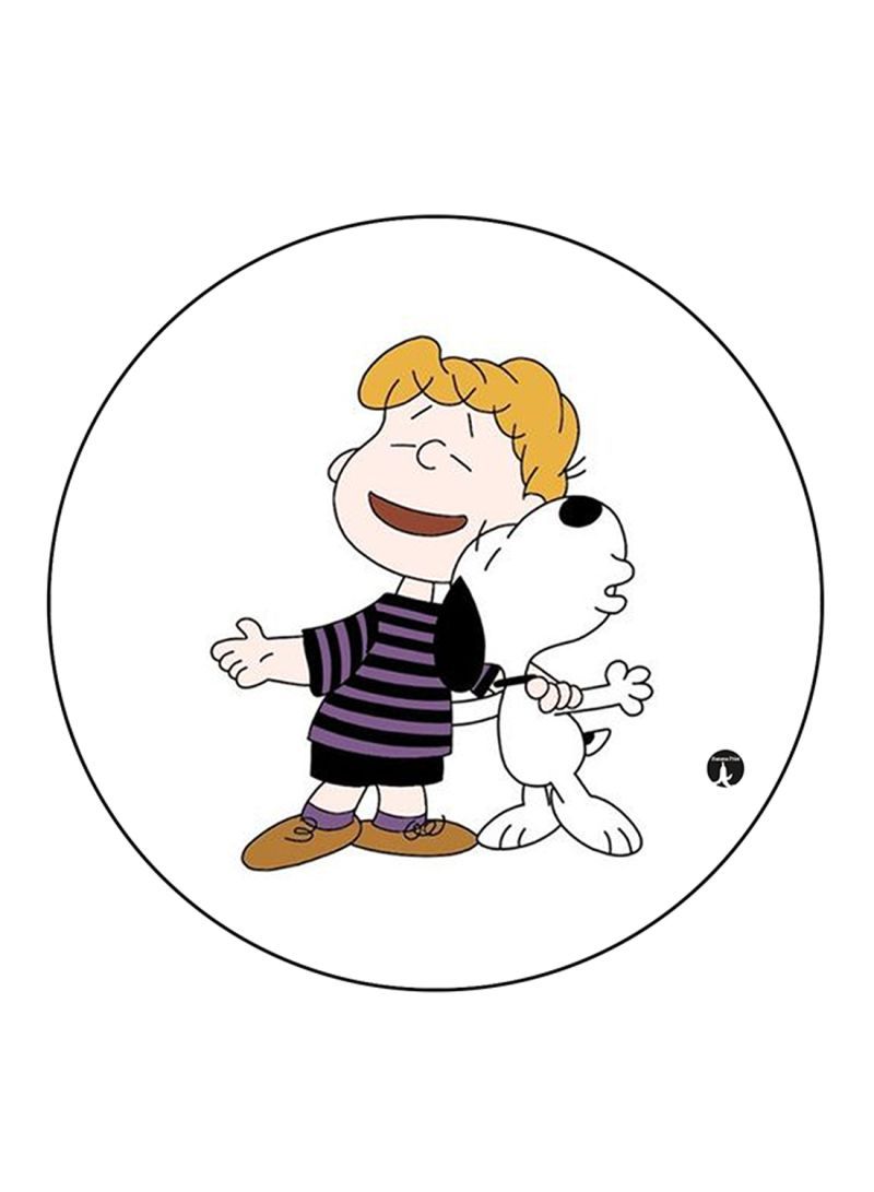 Snoopy Printed Mouse Pad  Multicolour
